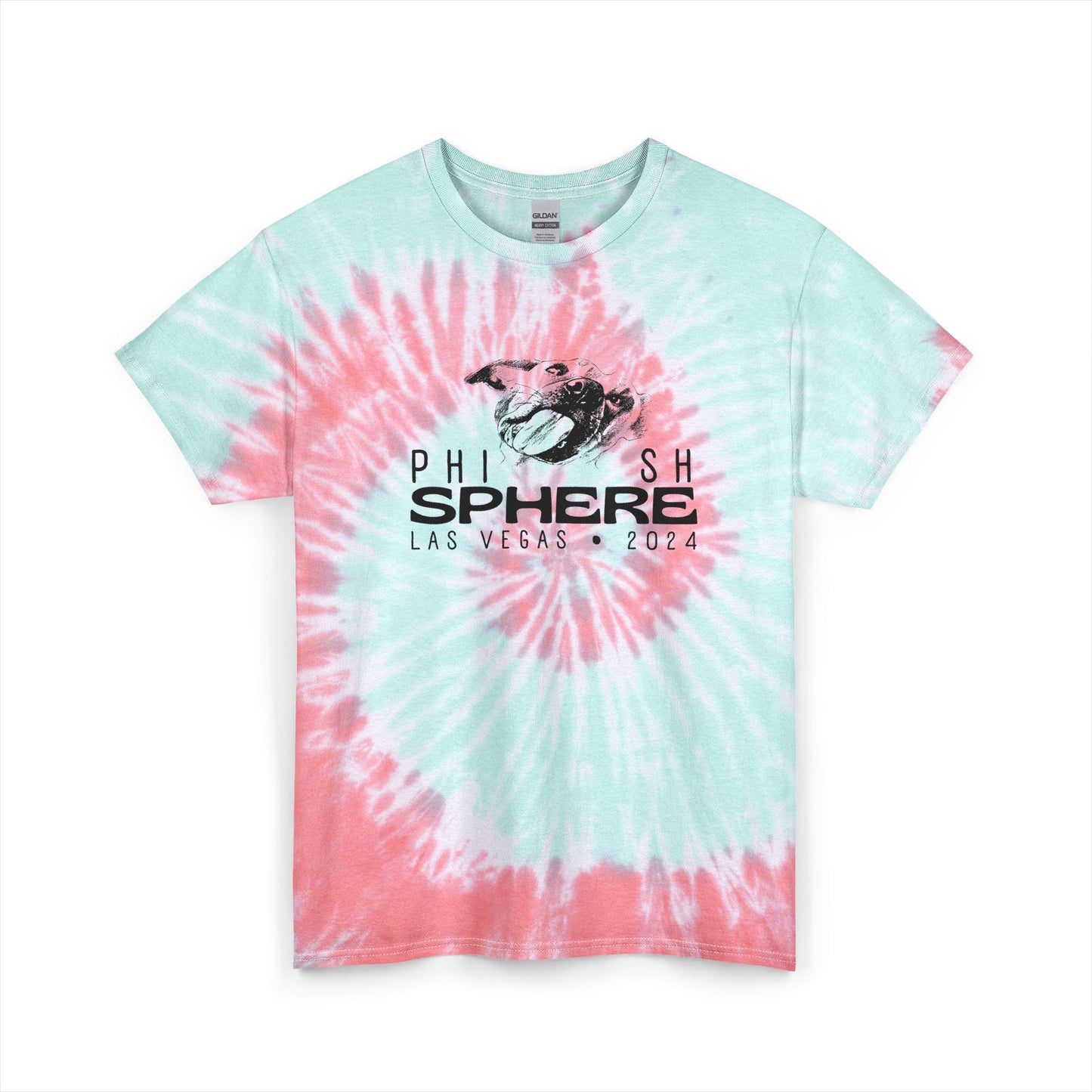 Tie Dye Phish Sphere Las Vegas 2024 T-Shirt