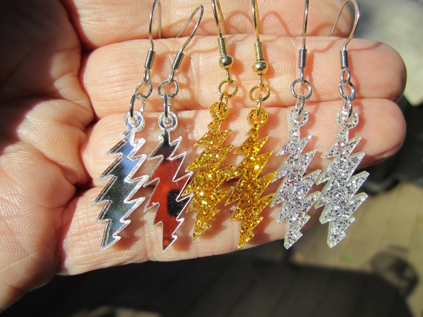 Set of 3 Mini Bolts - Grateful Dead SPARKLE EDITION