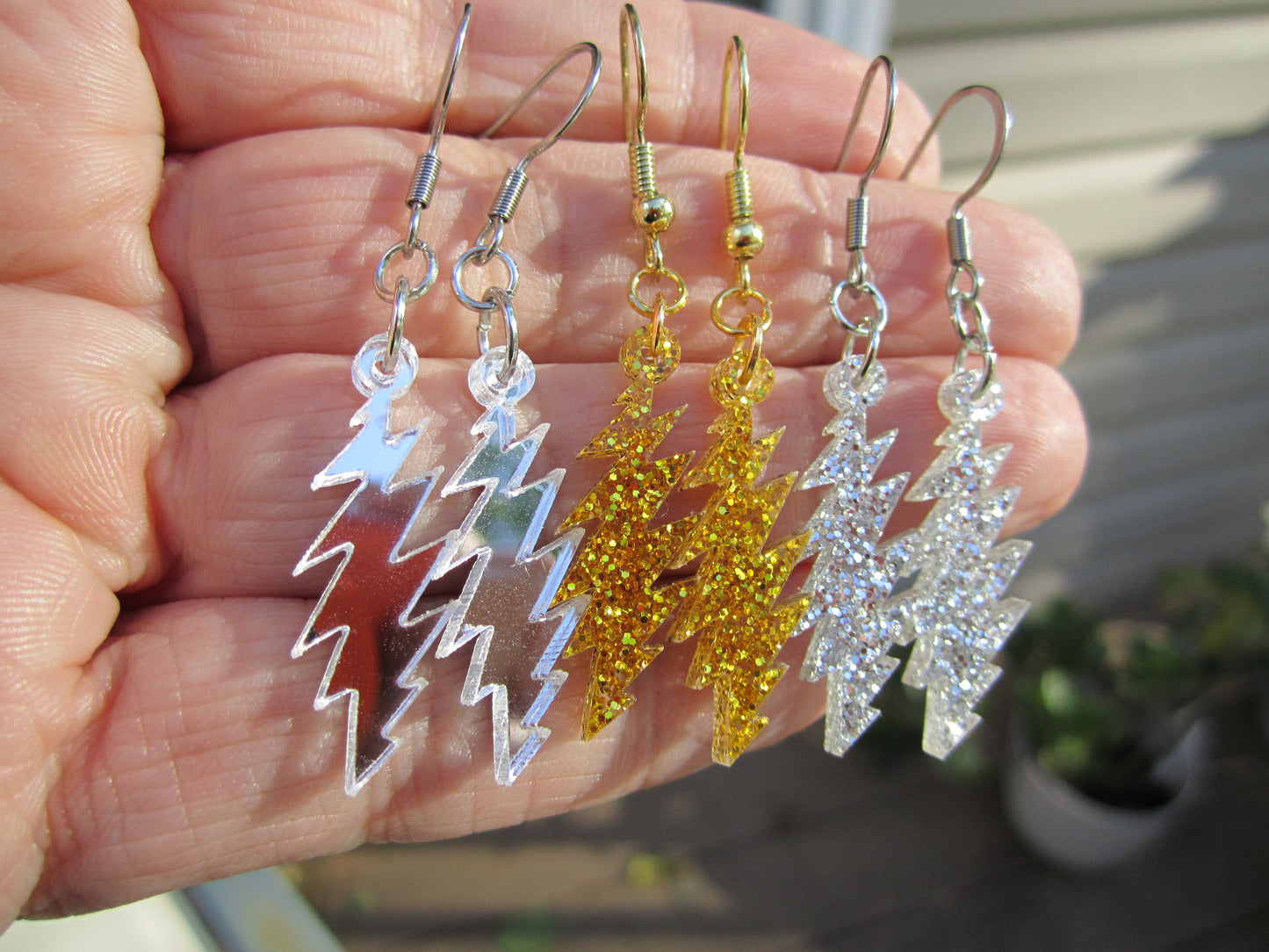 Set of 3 Mini Bolts - Grateful Dead SPARKLE EDITION