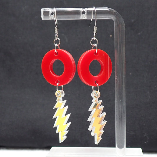 Phish Grateful Dead Bolt Earrings