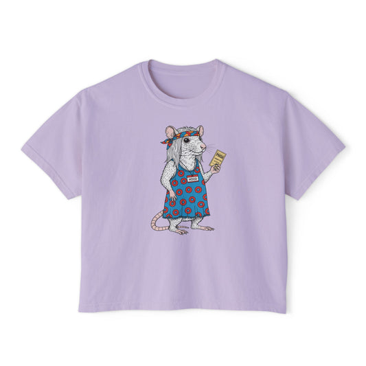 Phish cropped boxy t-shirt - HOOD RAT