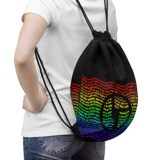 Disco Biscuits Rainbow Song Drawstring Backpack