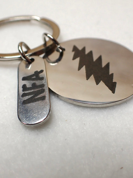 Grateful Dead Bolt NFA Keychain