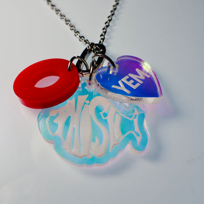 Phish Charm Necklace (customizable)