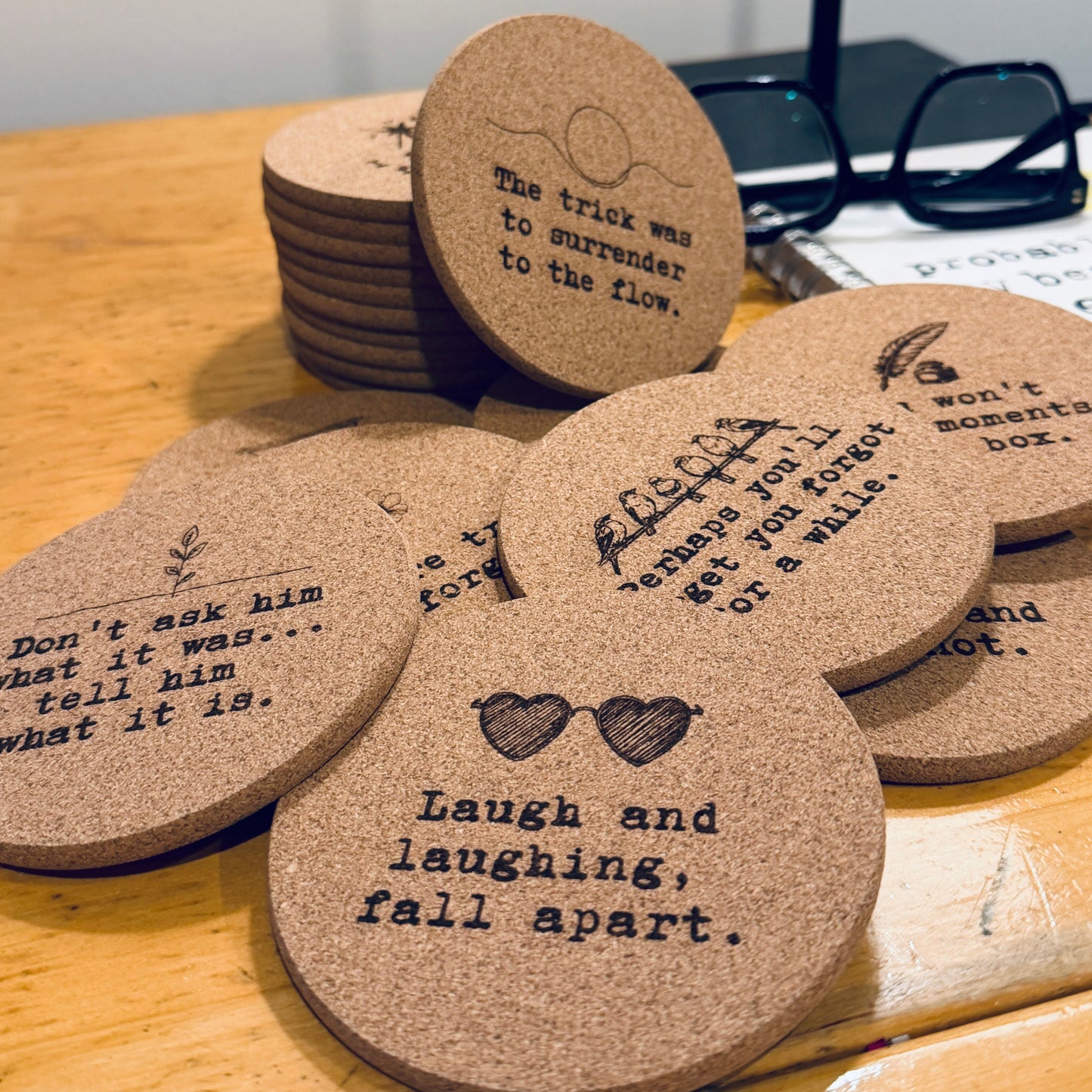 Phish Poetry Coasters