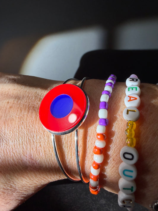 Phish Donut Adjustable Cuff Bracelet