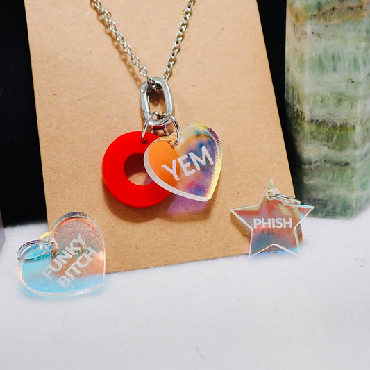 Phish Charm Necklace (customizable)