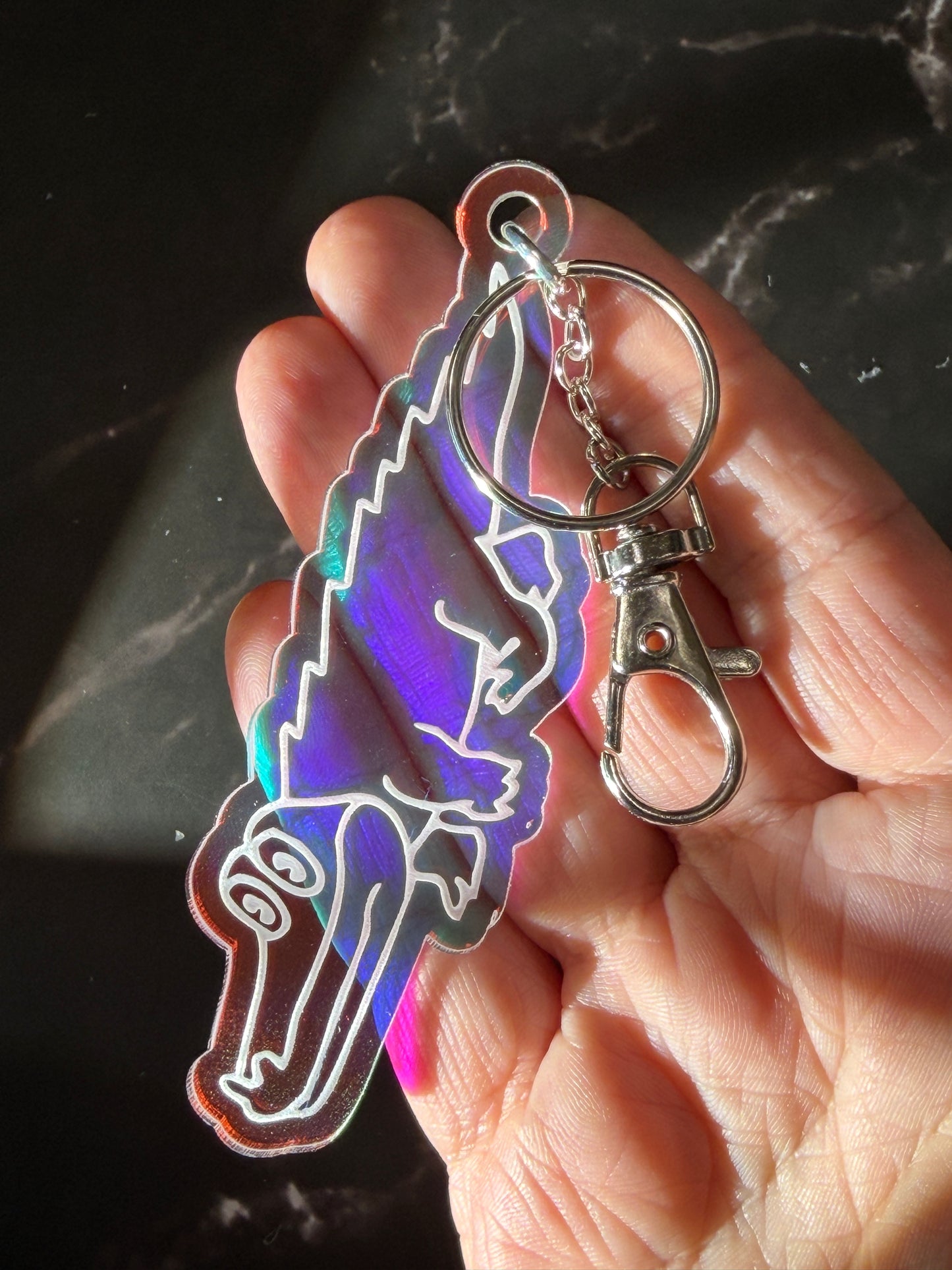 King Gizzard and the Lizard Wizard (KGLW) Gizzy Gator Keychain