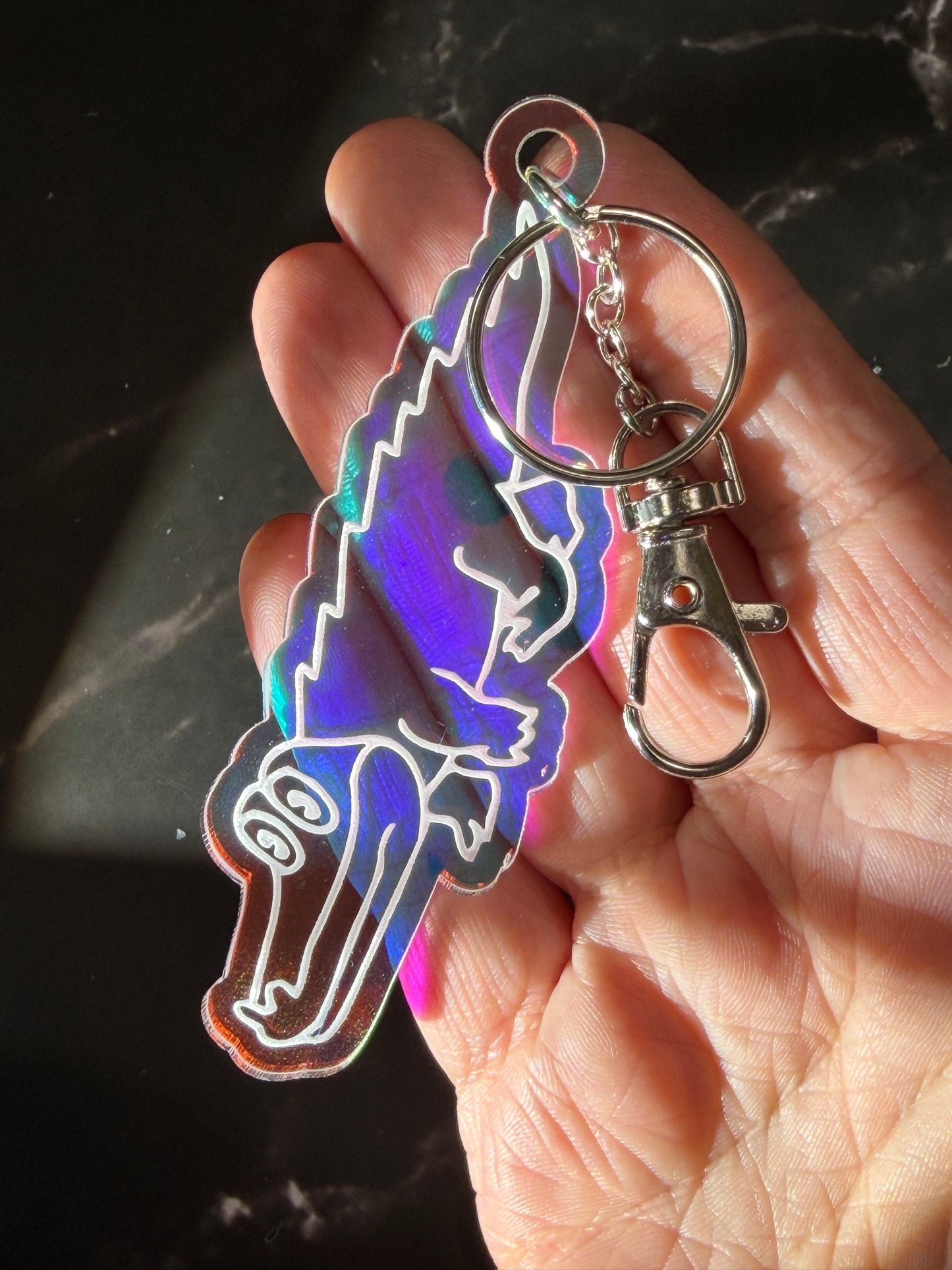 King Gizzard and the Lizard Wizard (KGLW) Gizzy Gator Keychain