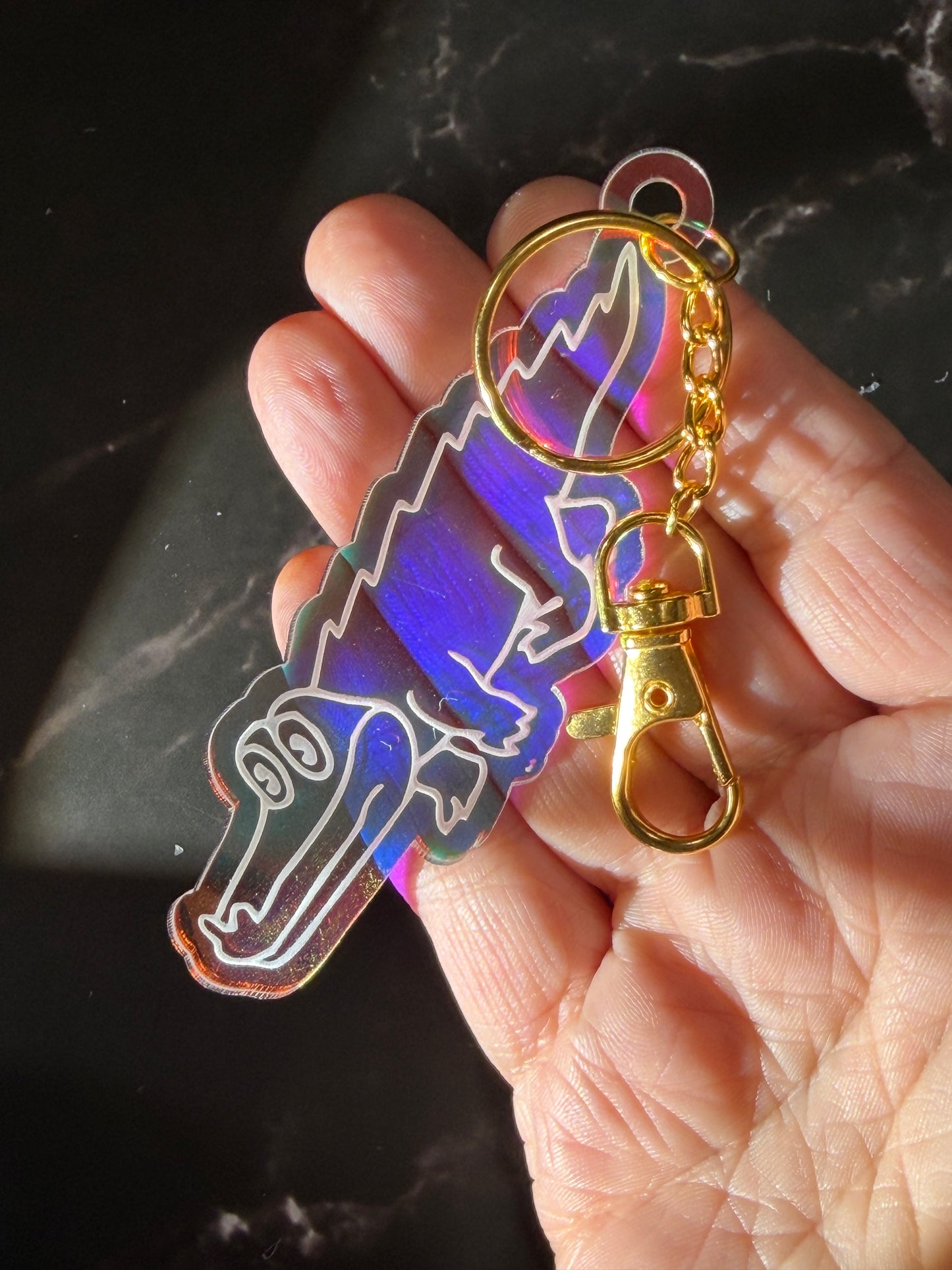 King Gizzard and the Lizard Wizard (KGLW) Gizzy Gator Keychain