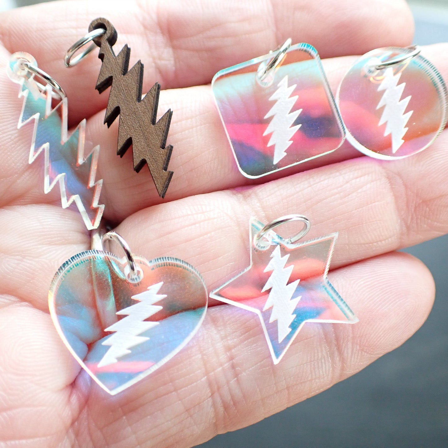 Grateful Dead Charm Necklace (customizable)