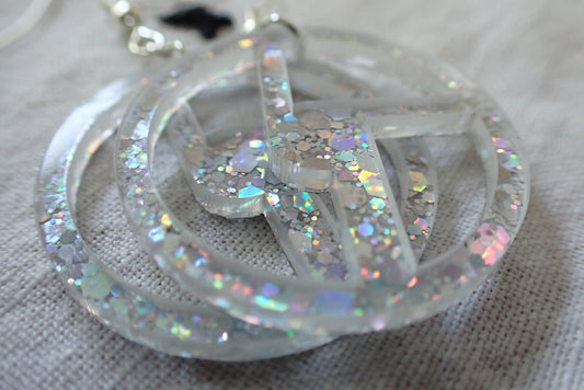 Disco Biscuits Earrings - Holographic Glitter