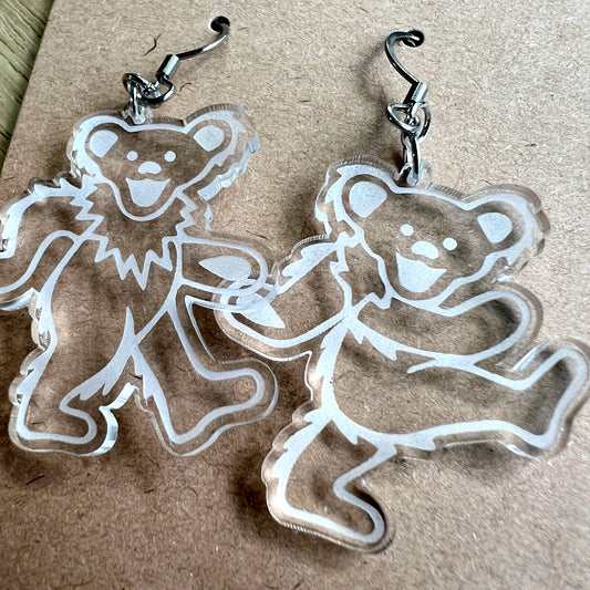 Grateful Dead Earrings - Dancing Bears