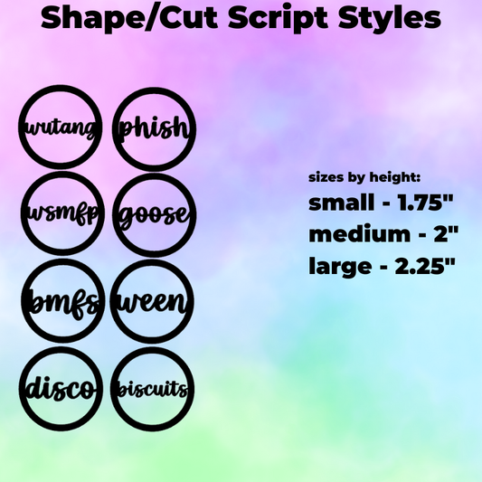 Custom Band Inspired Earrings